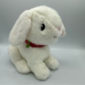 American Girl Doll  10”x12”White Bunny Rabbit Stuffed Plush 2017 EUC